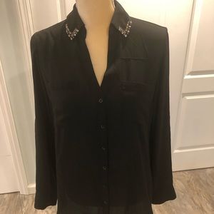 Black LS Blouse